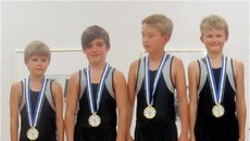 Gold für Samuel Sidler, Noa Haefeli, Joel Loosli und Daniel Baldinger