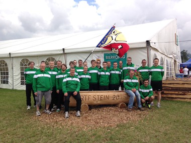 Gruppenfoto Turnverein am Turnfest Stein